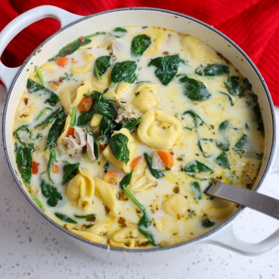 Chicken Tortellini Soup