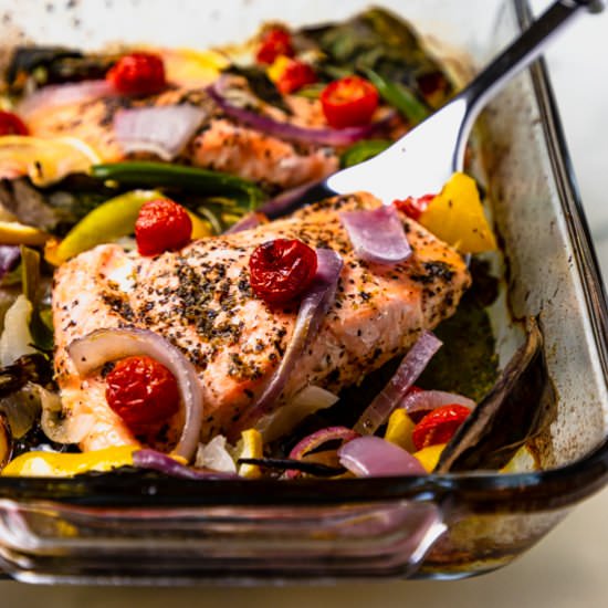 Salmon with Vegetables