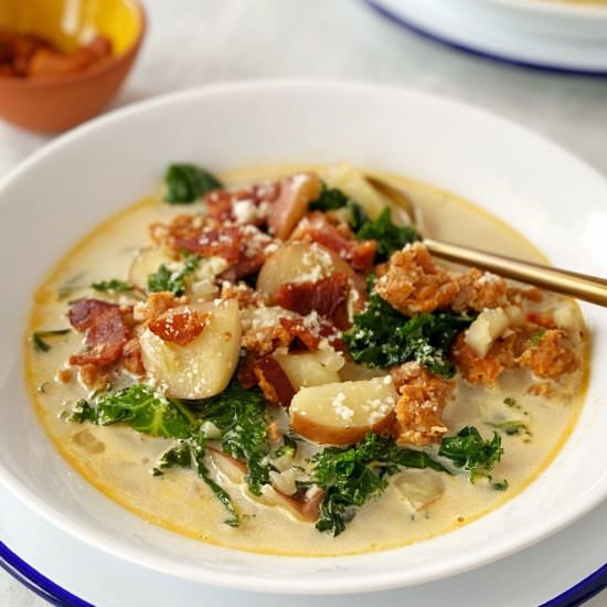 Kale and Potato Soup with Sausage