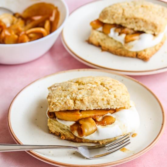 Caramelised Apple Shortcakes