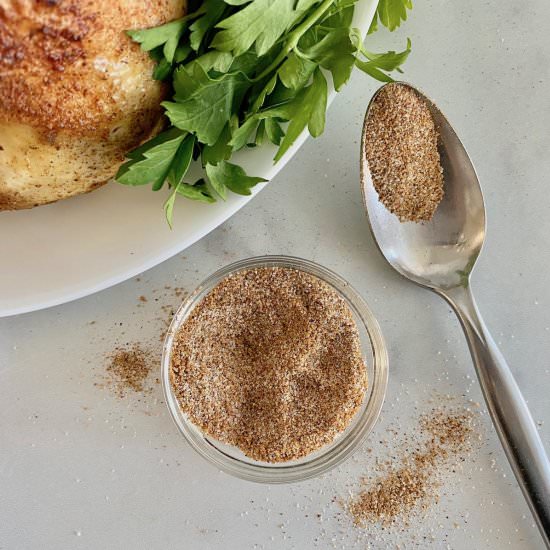 Easy Dry Rub for Whole Chicken