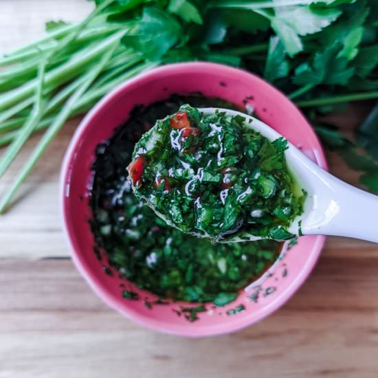 Chimichurri Everything Sauce