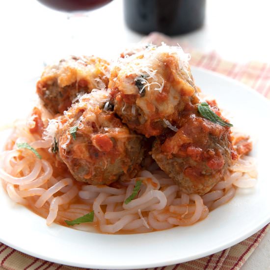Keto Meatball Casserole