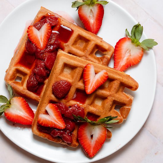 Pink Waffles