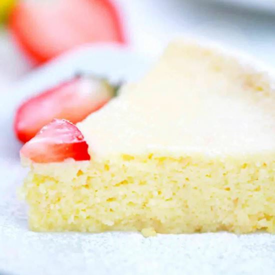 Instant Pot Japanese Cheesecake