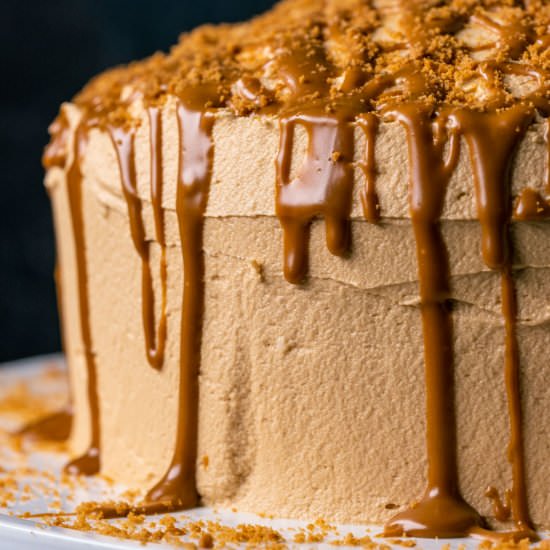 Vegan Biscoff Cake