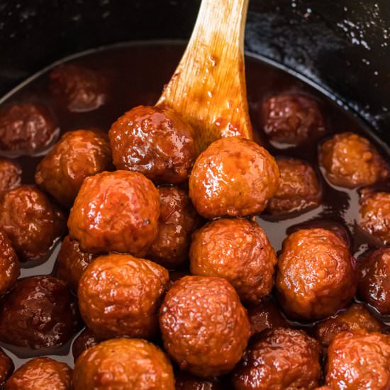 Crockpot Grape Jelly Meatball Recip
