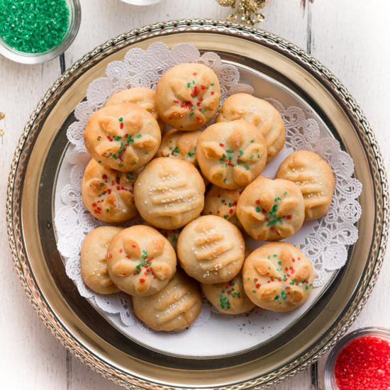 Eggless Butter Cookies