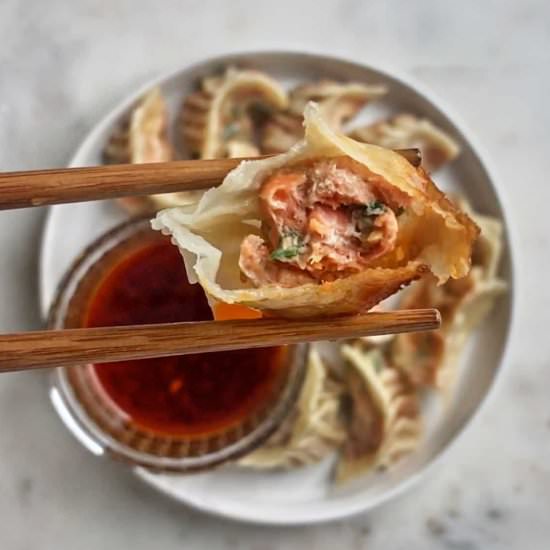 Salmon or Fish Potstickers