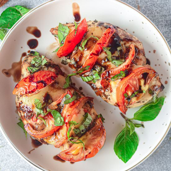 Easy Chicken Caprese (Air Fryer)