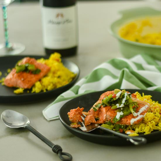 Easy Mexican Salmon