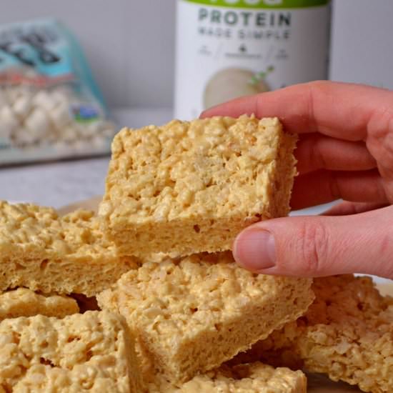 High Protein Rice Krispies Treats