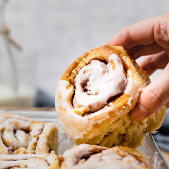 Banana Bread Cinnamon Rolls