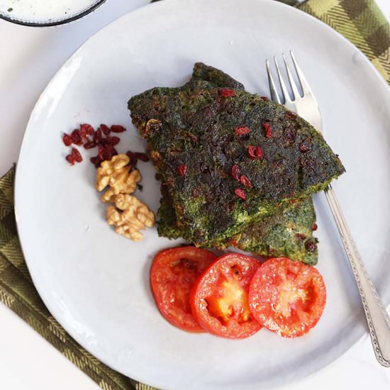 Persian herb frittata