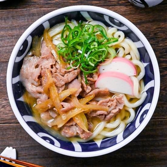 Pork Udon Noodle Soup