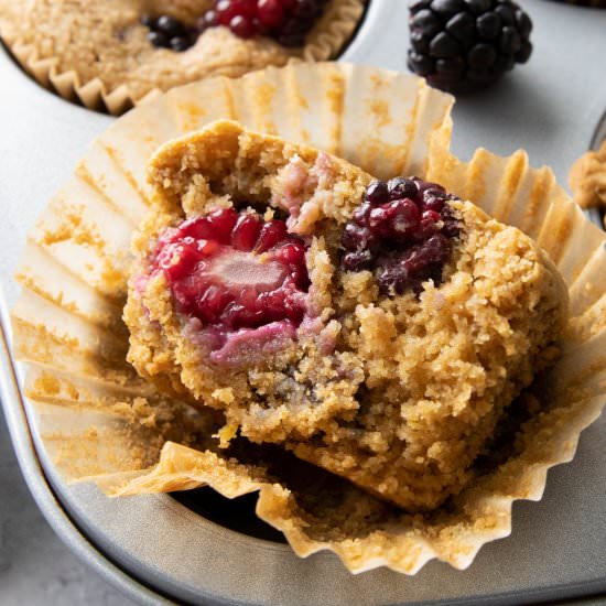 Lemon Blackberry Muffins