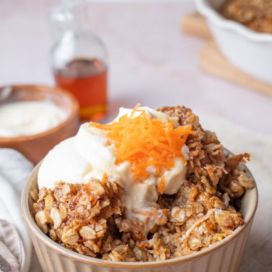 carrot cake baked oatmeal