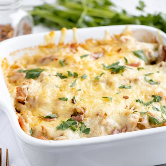 Chicken Cordon Bleu Casserole