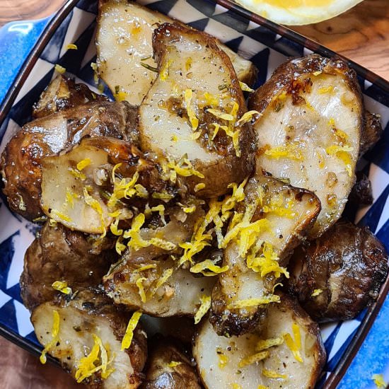 Lemon Rosemary Jerusalem Artichokes