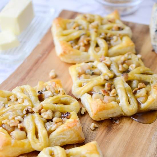 Cashel Blue Cheese + Pear Tarts