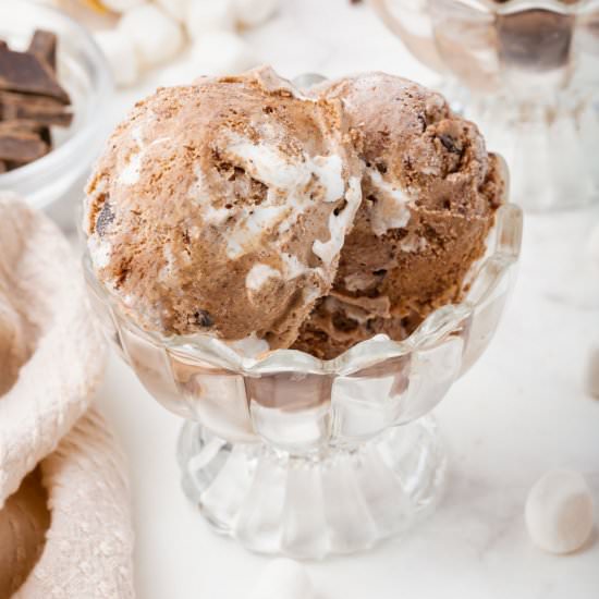 Chocolate Marshmallow Ice Cream
