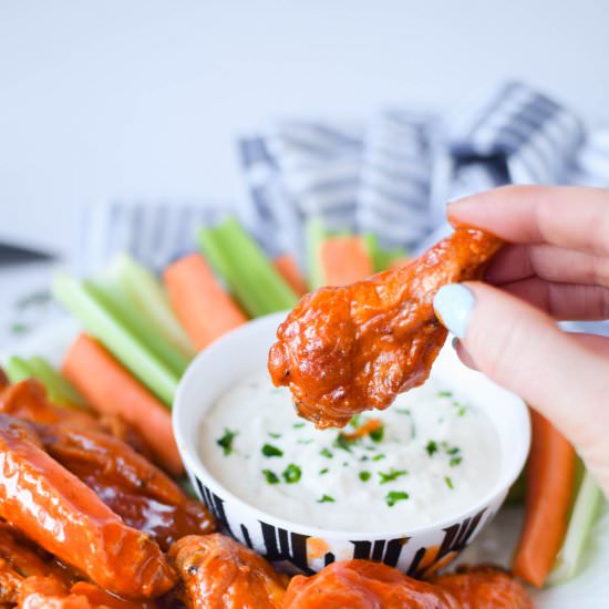 Oven Baked Buffalo Wings