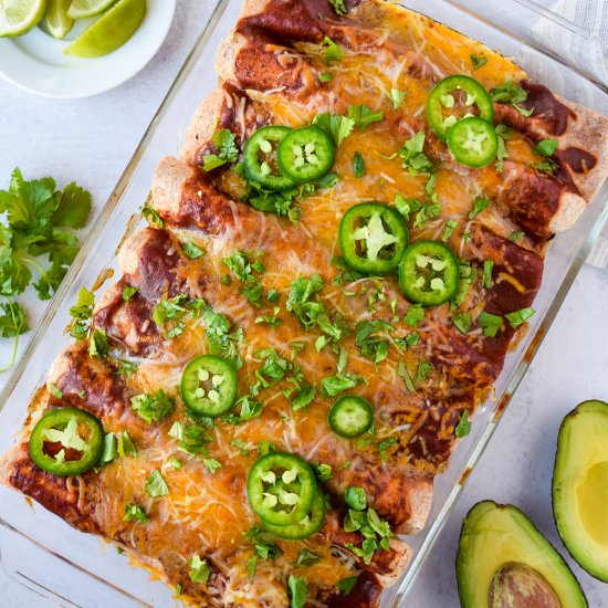 Ground Turkey Enchiladas