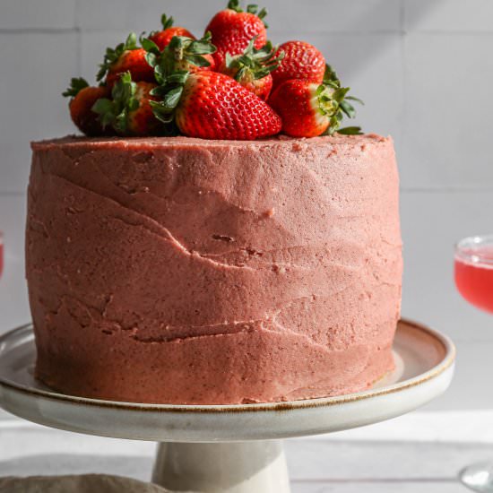 Pink Buttercream Frosting