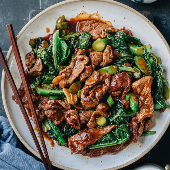 Beef and Chinese Broccoli (芥蓝牛肉)