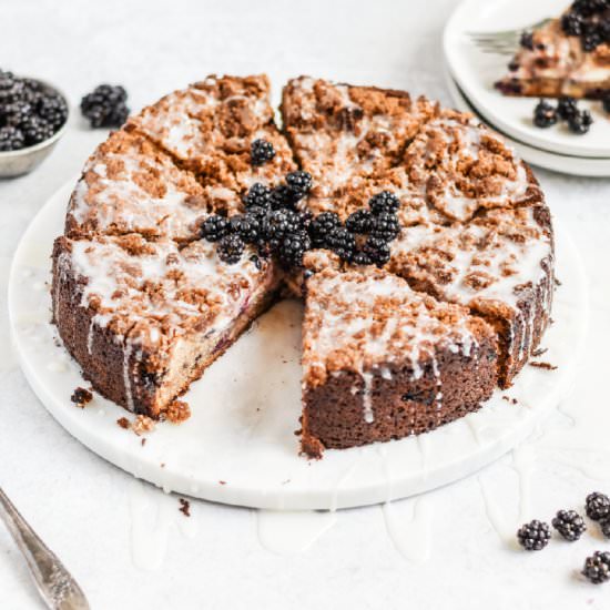 Blackberry Cream Cheese Coffee Cake