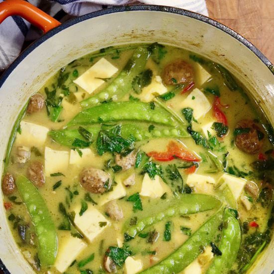 Tofu Thai Green Curry (Vegan)