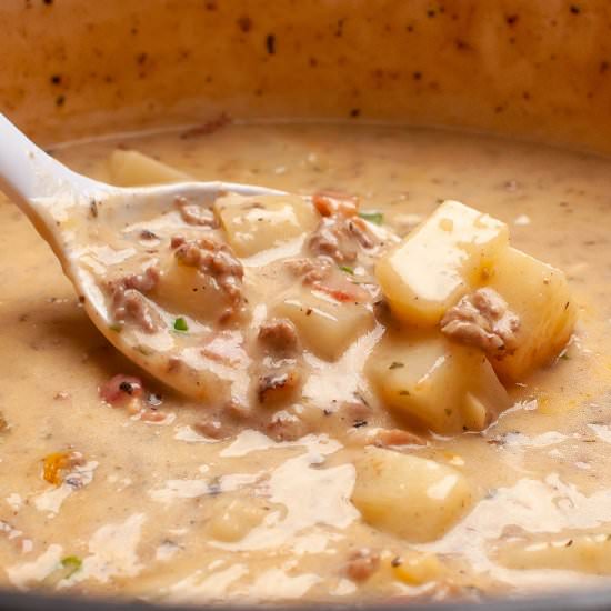 Hamburger Potato Soup