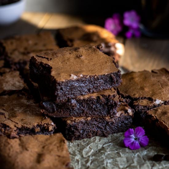 Fudgy Espresso Brownies