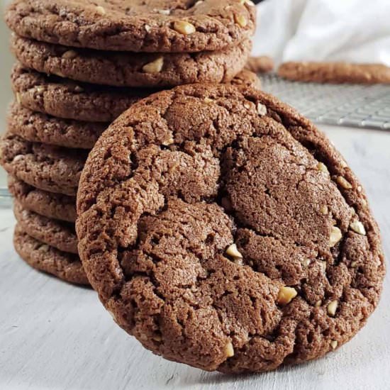 Crispy Nutella Brownie Cookies