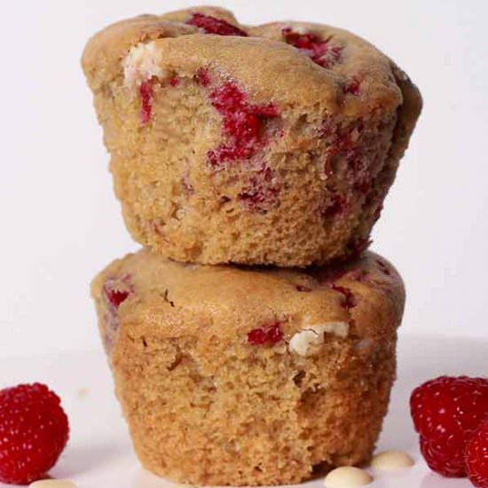 White Chocolate Raspberry Muffins