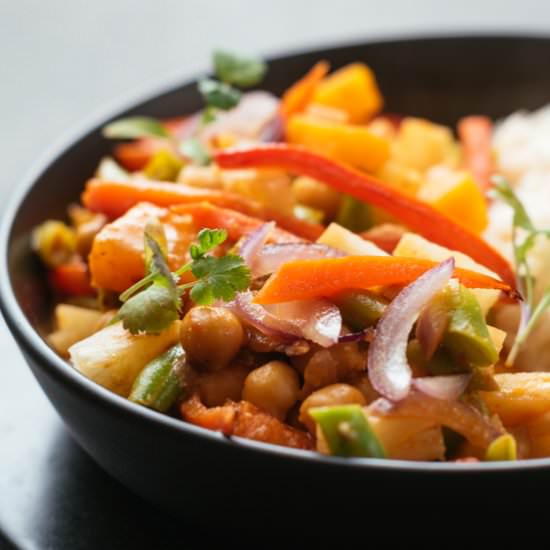 Thai Curried Vegetable Bowl