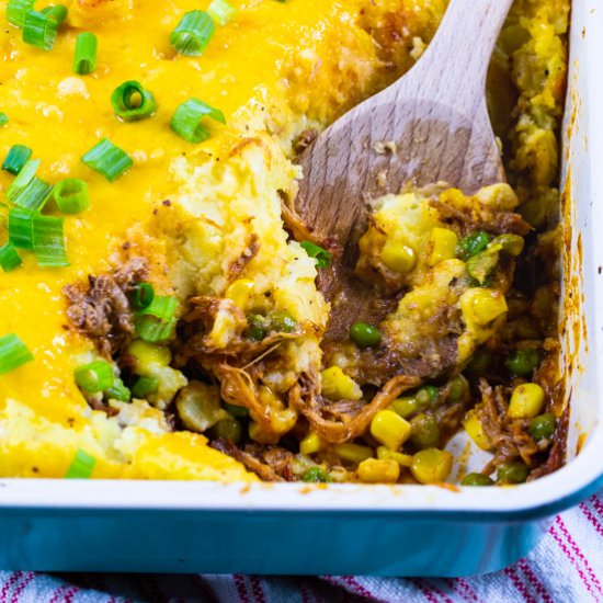 Pulled Pork Shepherd’s Pie