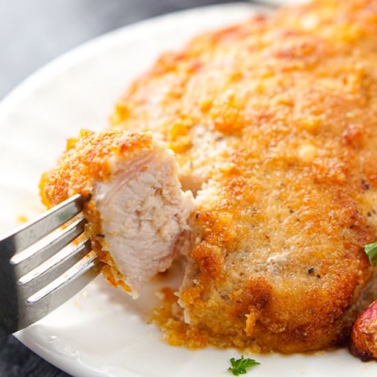 Keto Breaded Pork Chops