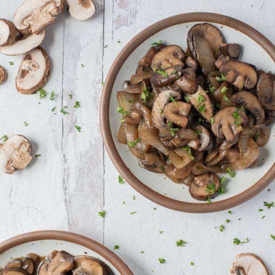 Sauteed Mushrooms and Onions
