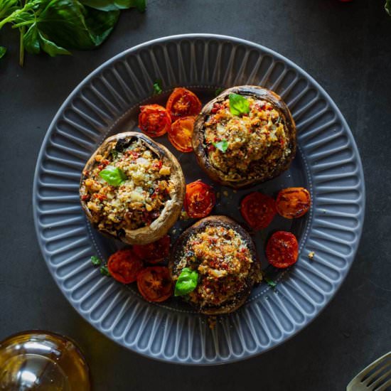 Stuffed Portobello Mushroom