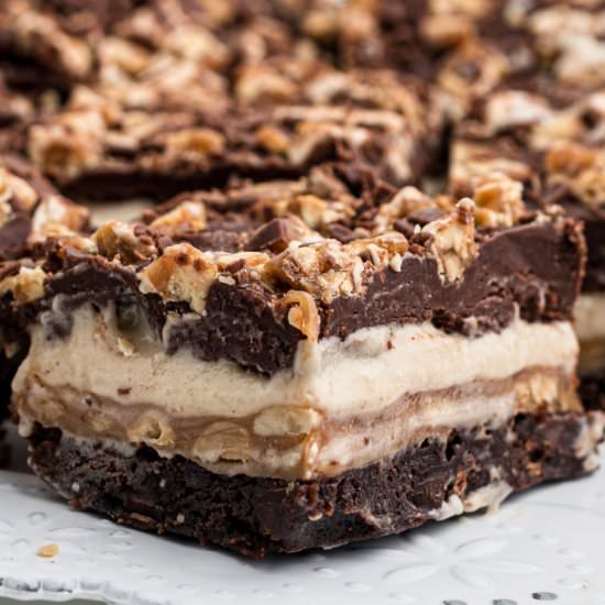 Snickers Bar Brownies