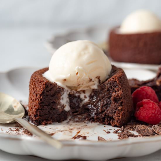 air fryer lava cake