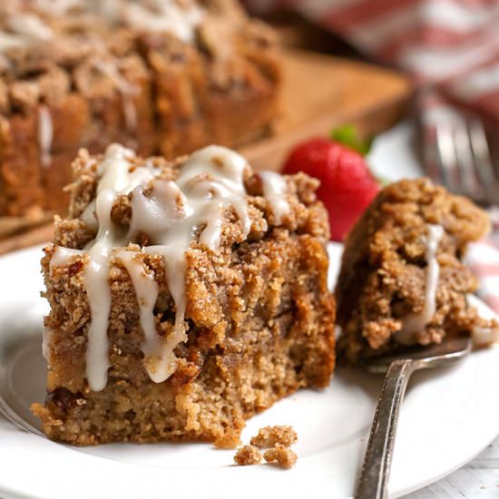 Paleo Sour Cream Coffee Cake
