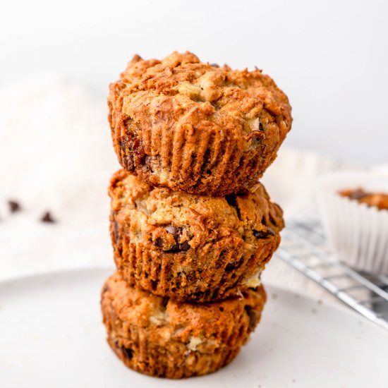 Chocolate Chip Banana Muffins