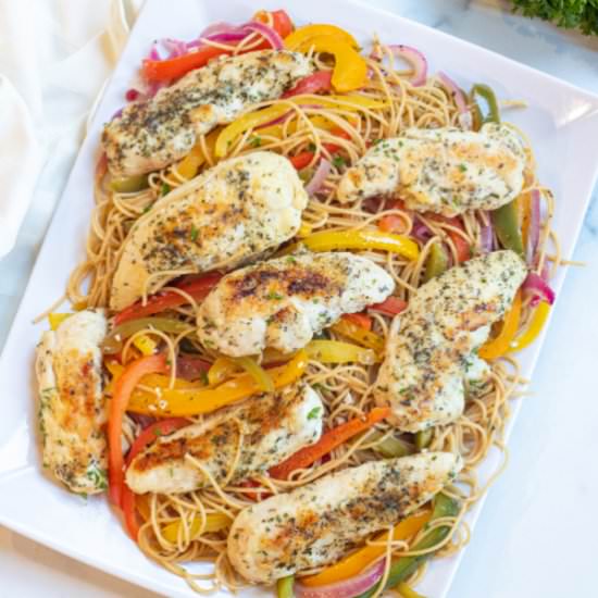 Easy Chicken Scampi