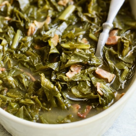 Easy Braised Southern Greens