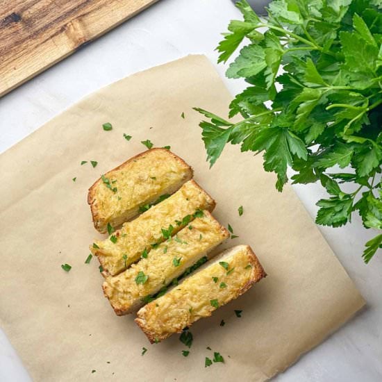 Healthier Garlic Bread