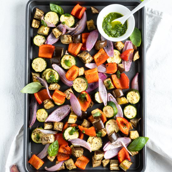 Mediterranean Roasted Vegetables