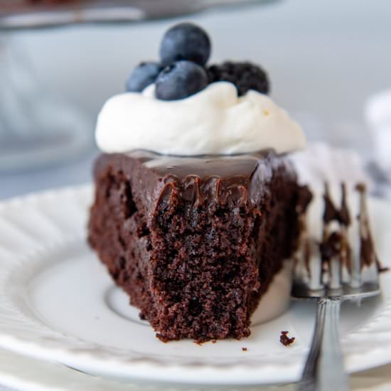 Chocolate Almond Flour Cake