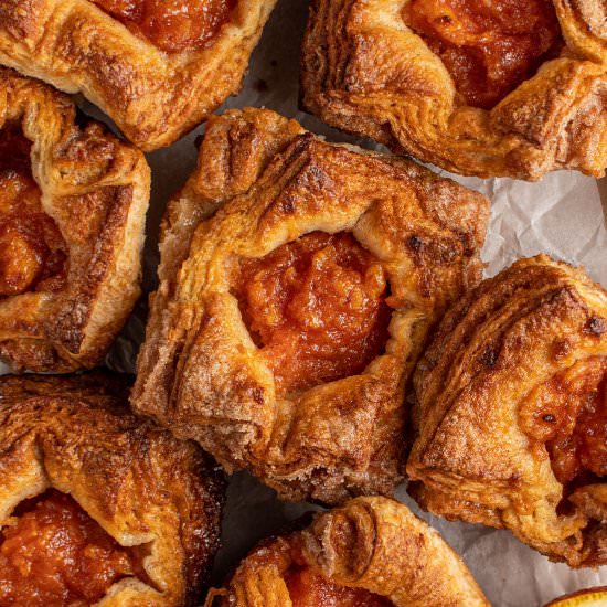 Kouign-amann with citrus marmalade
